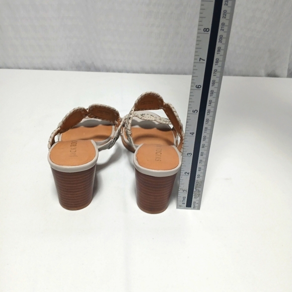Jack Rogers Leather Lauren Snake Mid Heels . Ladies Size 8 - Picture 7 of 8